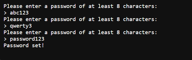 Pseudo Pro terminal screenshot